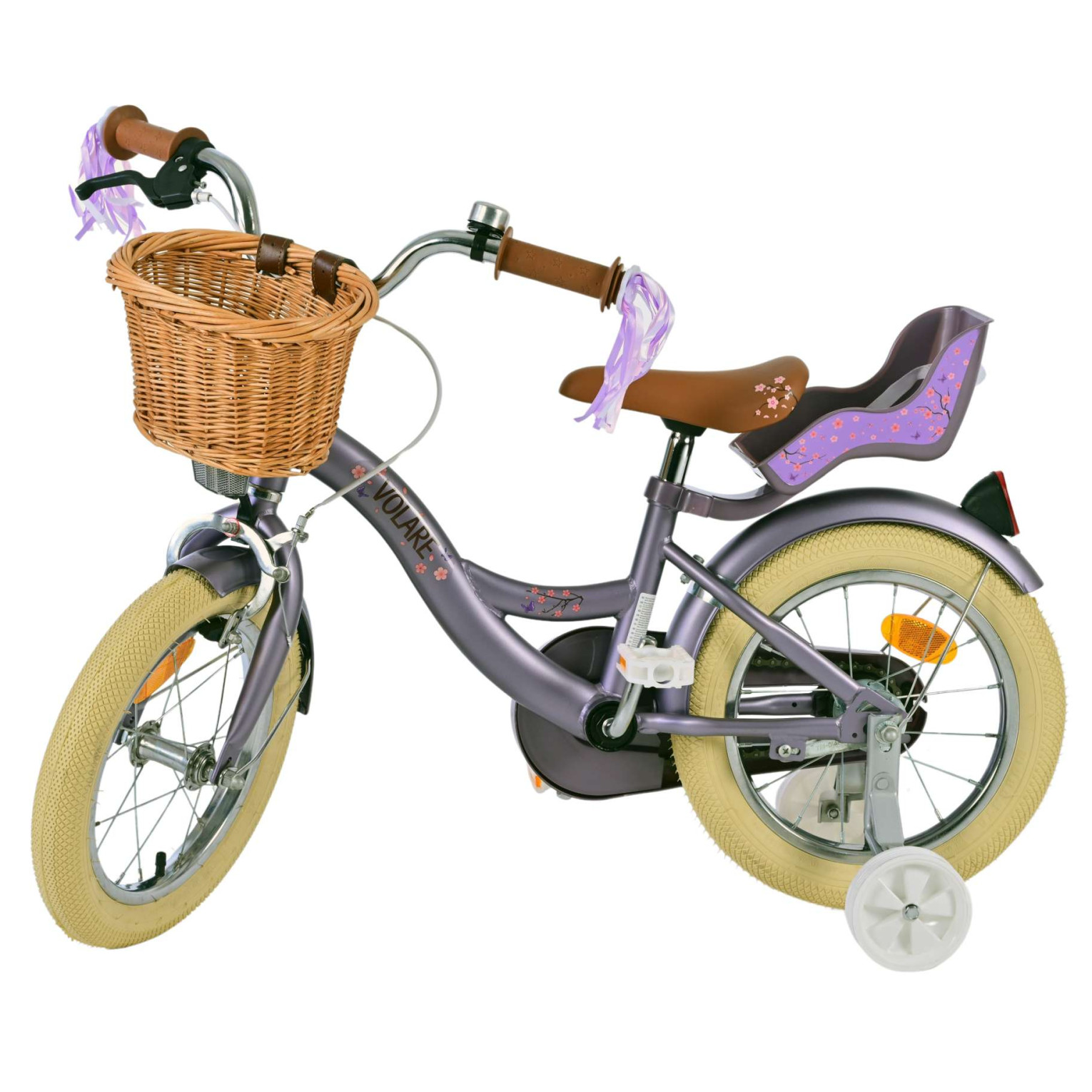 Volare Blossom Fiets - 14 inch - Paars