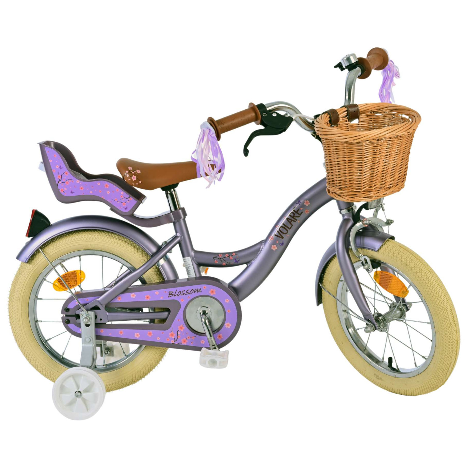 Volare Blossom Fiets - 14 inch - Paars