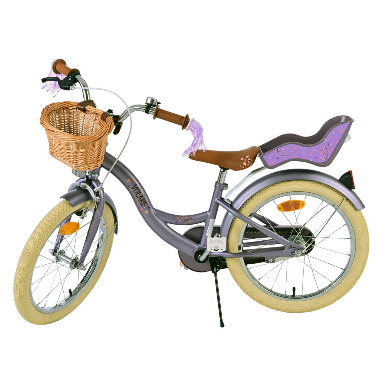 Volare Blossom Fiets - 18 inch - Paars