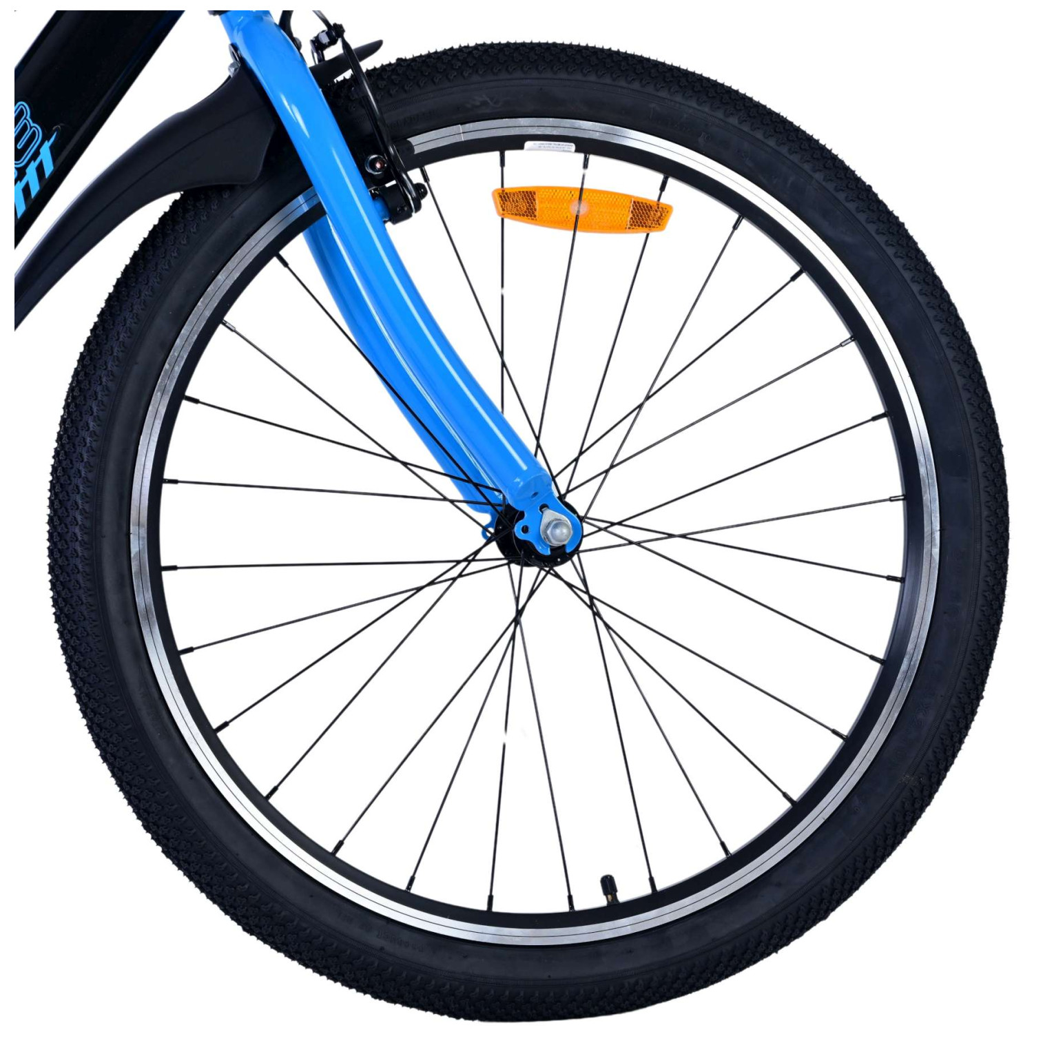 Volare Sportivo Fiets - 24 inch - Zwart Blauw