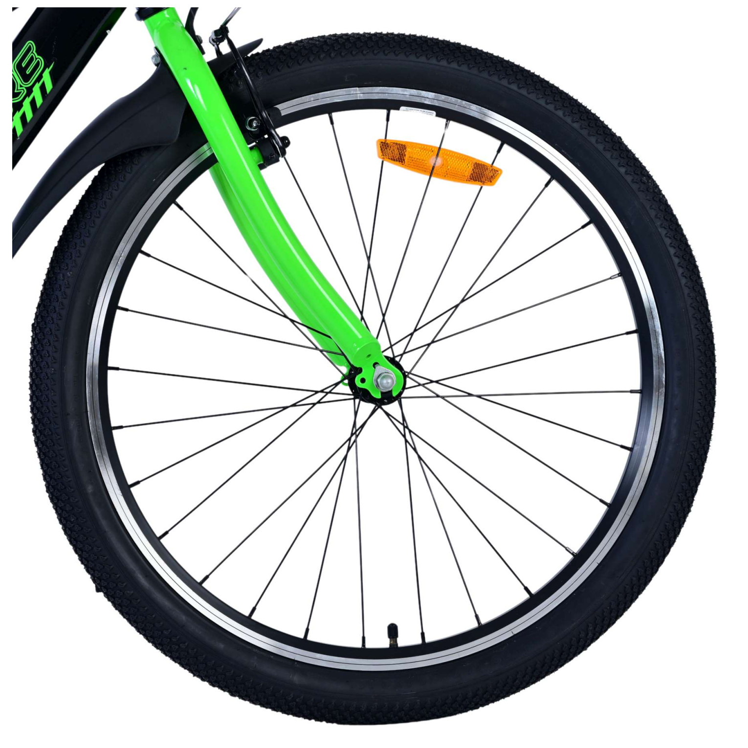 Volare Sportivo Fiets - 24 inch - Zwart Groen