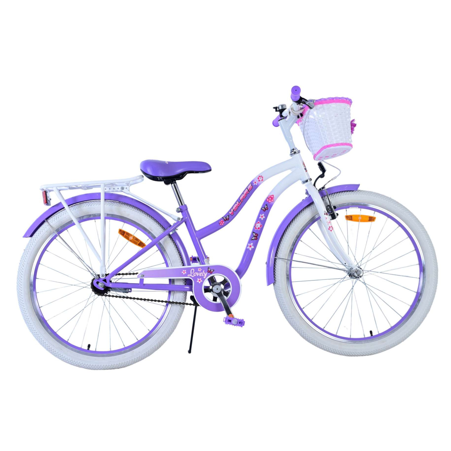 Volare Lovely Fiets - 24 inch - Paars