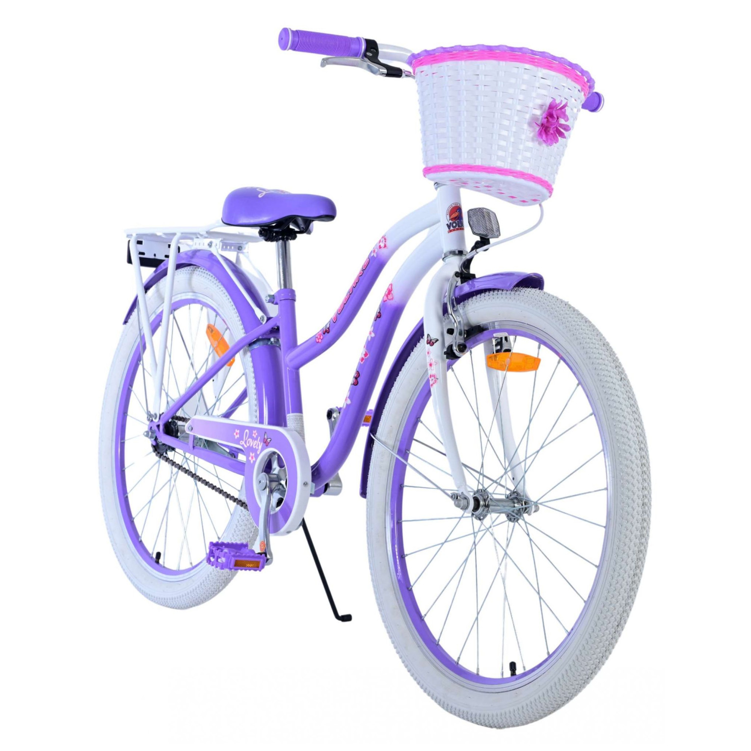 Volare Lovely Fiets - 24 inch - Paars