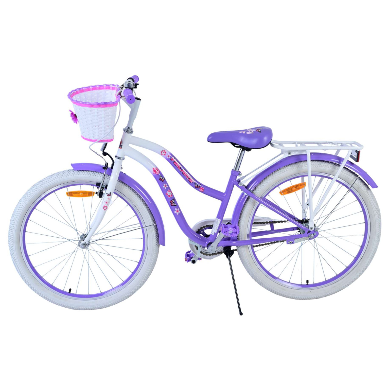 Volare Lovely Fiets - 24 inch - Paars