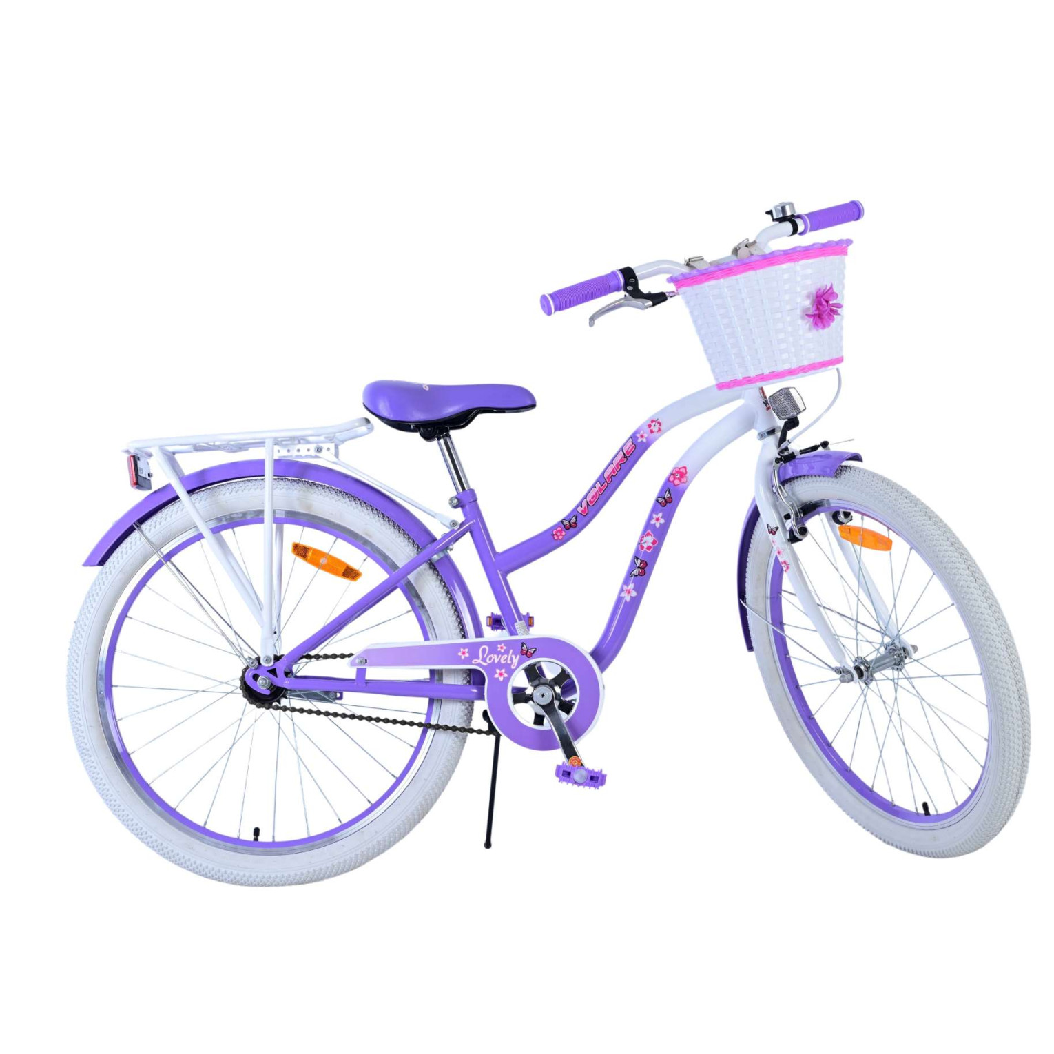 Volare Lovely Fiets - 24 inch - Paars