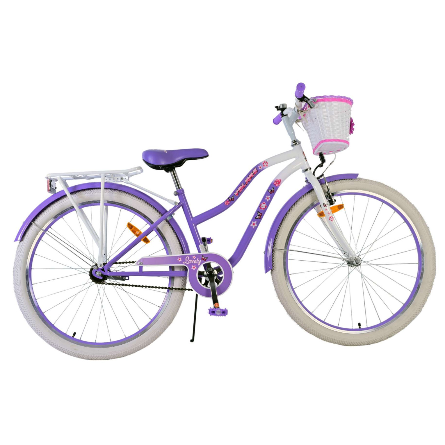 Volare Lovely Fiets - 26 inch - Paars