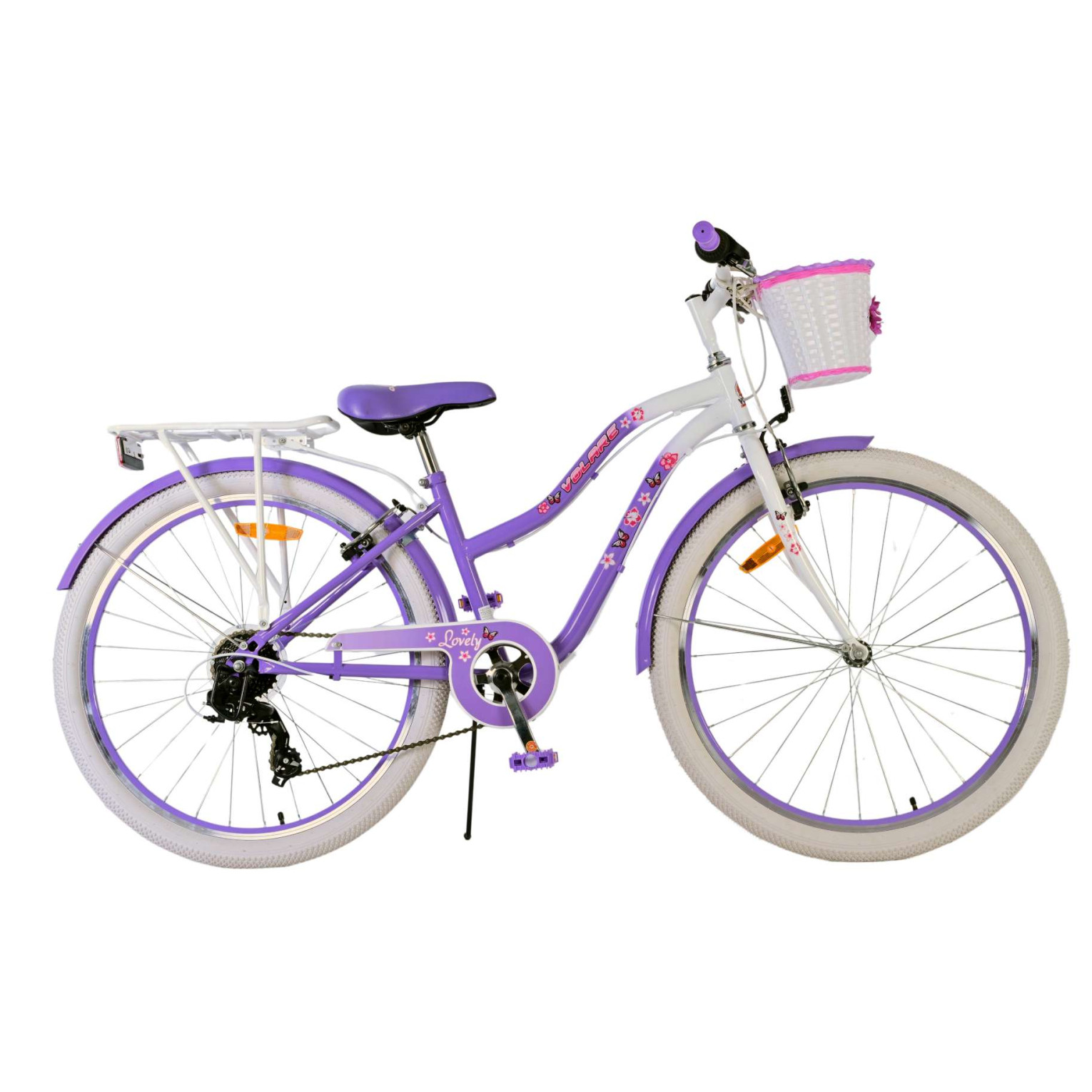 Vélo Volare Lovely - 26 pouces - Violet - 7 vitesses