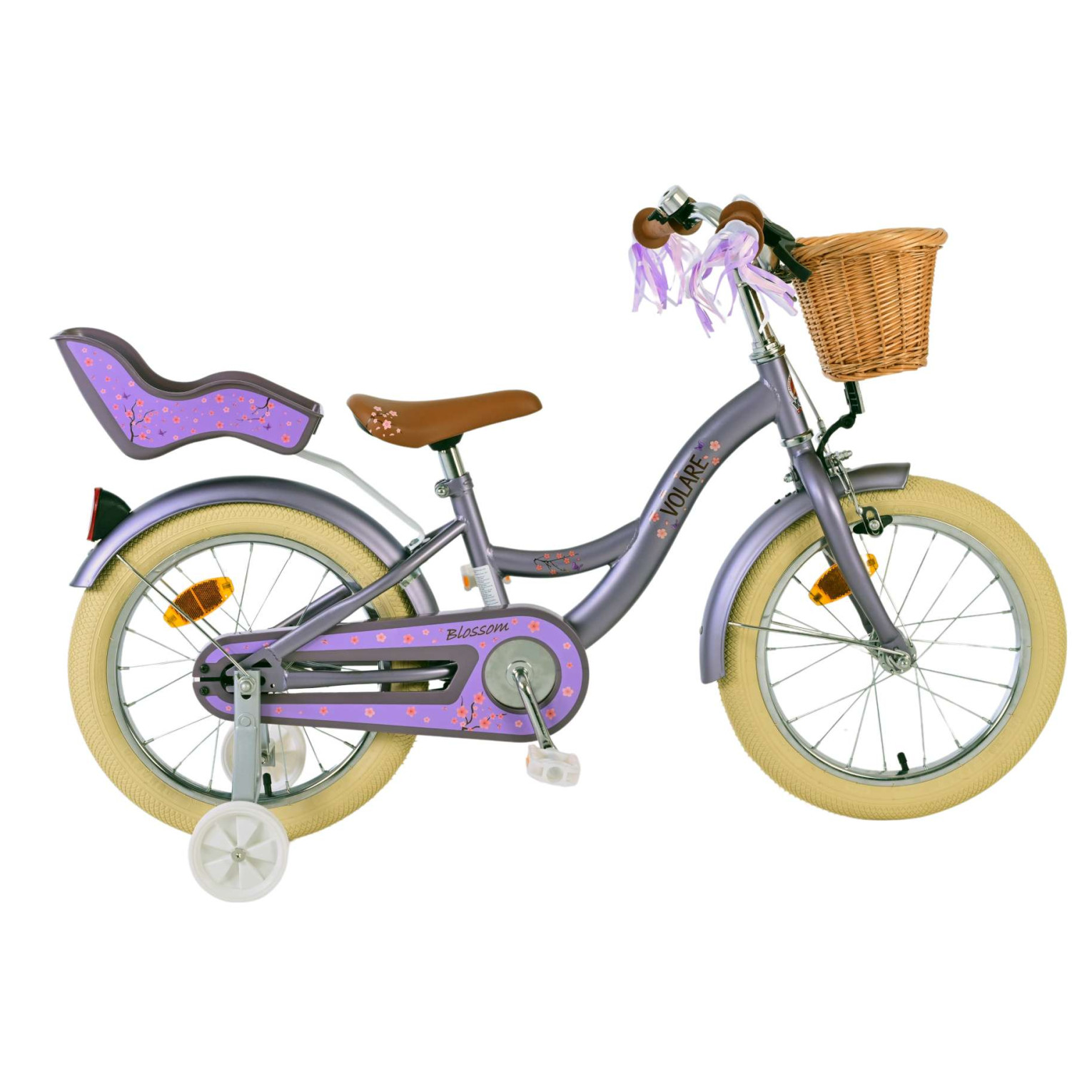 Volare Blossom Fiets - 16 inch - Paars