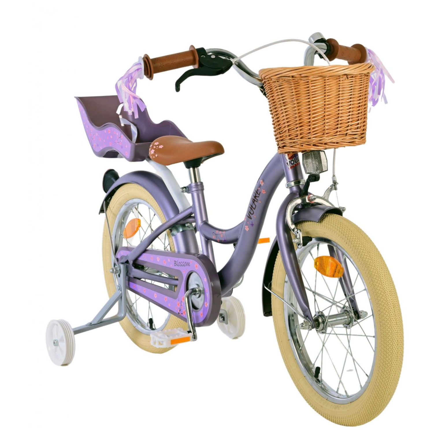 Volare Blossom Fiets - 16 inch - Paars