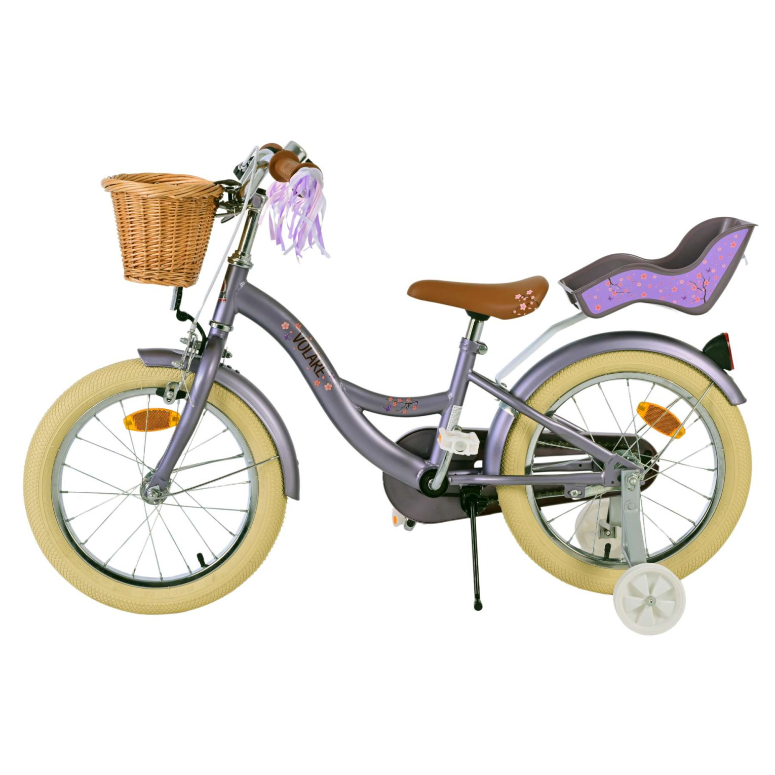 Volare Blossom Fiets - 16 inch - Paars