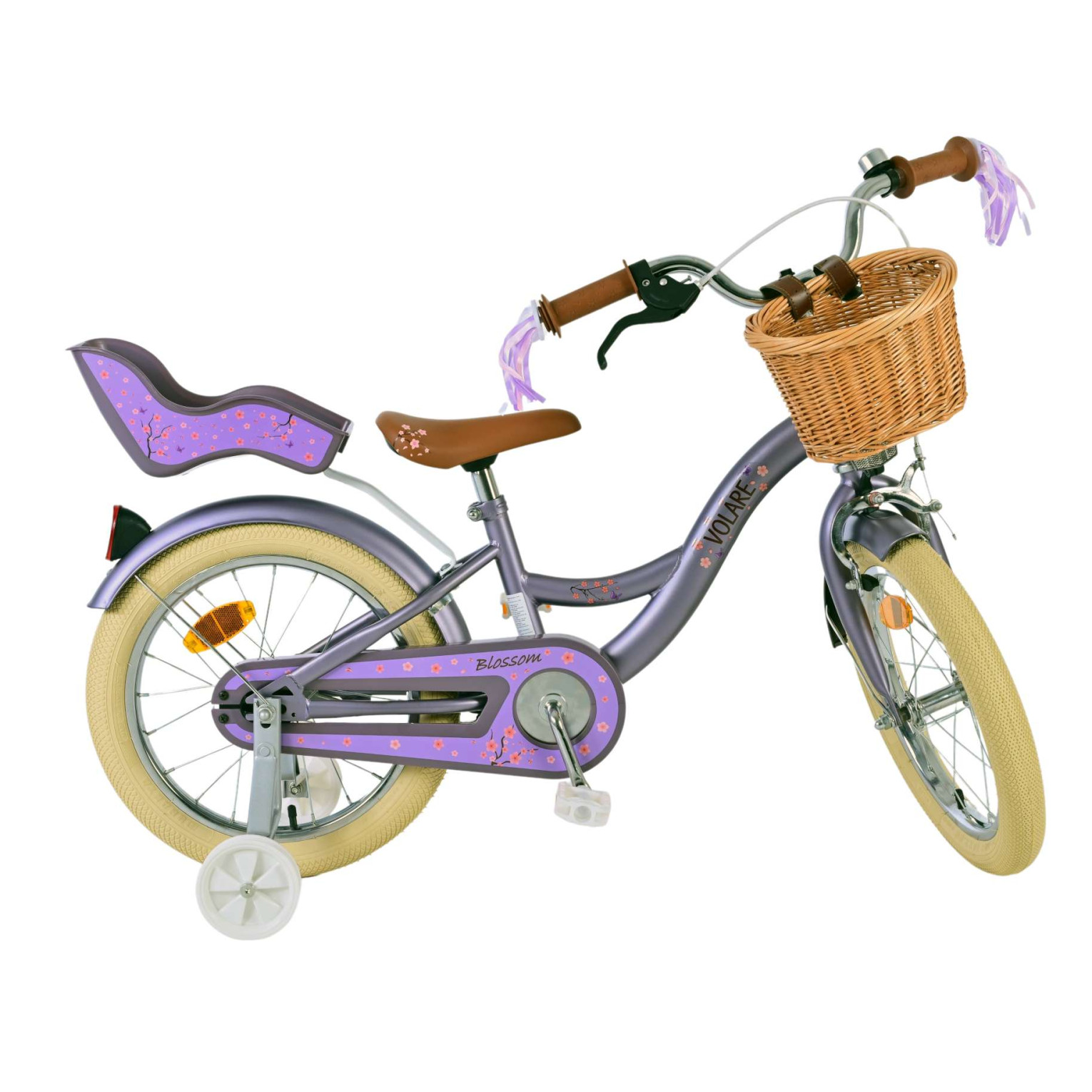 Volare Blossom Fiets - 16 inch - Paars