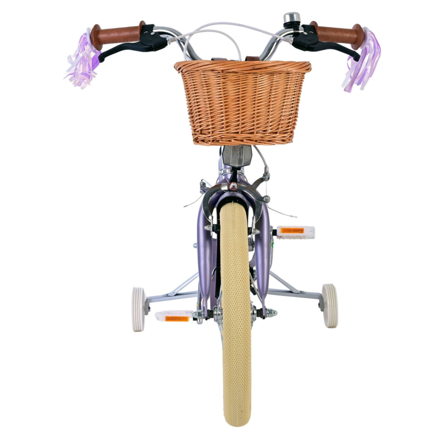 Volare Blossom Fiets - 16 inch - Paars - Twee Handremmen