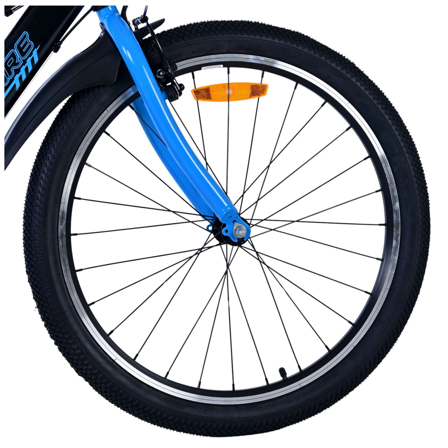 Volare Sportivo Fiets - 24 inch - 7 Speed - Zwart Blauw