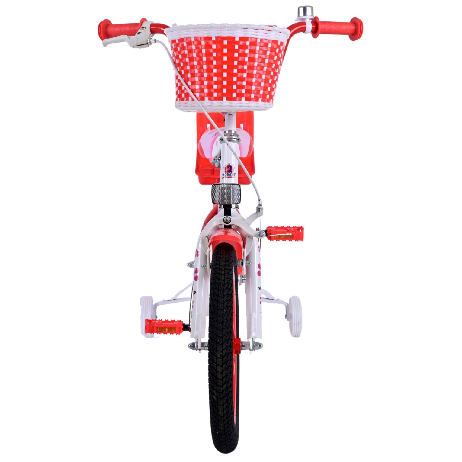 Volare Lovely Fiets - 16 inch - Rood Wit