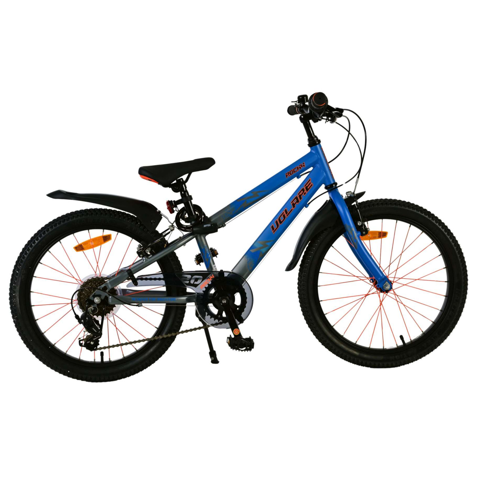 Volare Rocky Fiets - 20 inch - 7 speed - Blauw