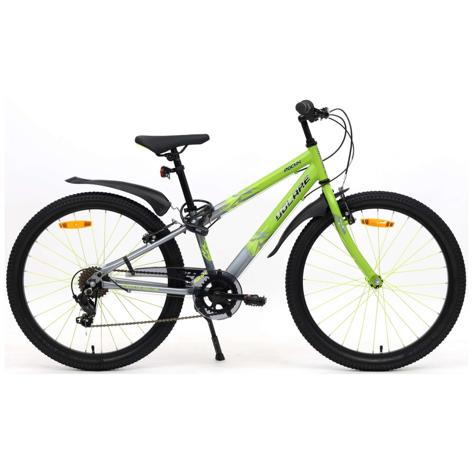 Volare Rocky Fiets - 24 inch - Groen - 7 speed