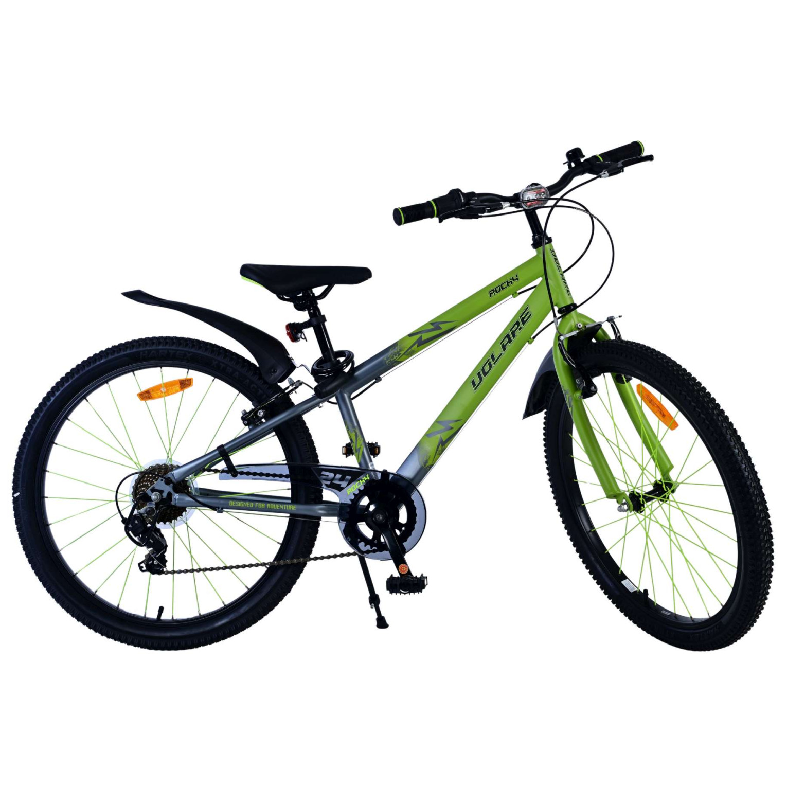 Volare Rocky Fiets - 24 inch - Groen - 7 speed