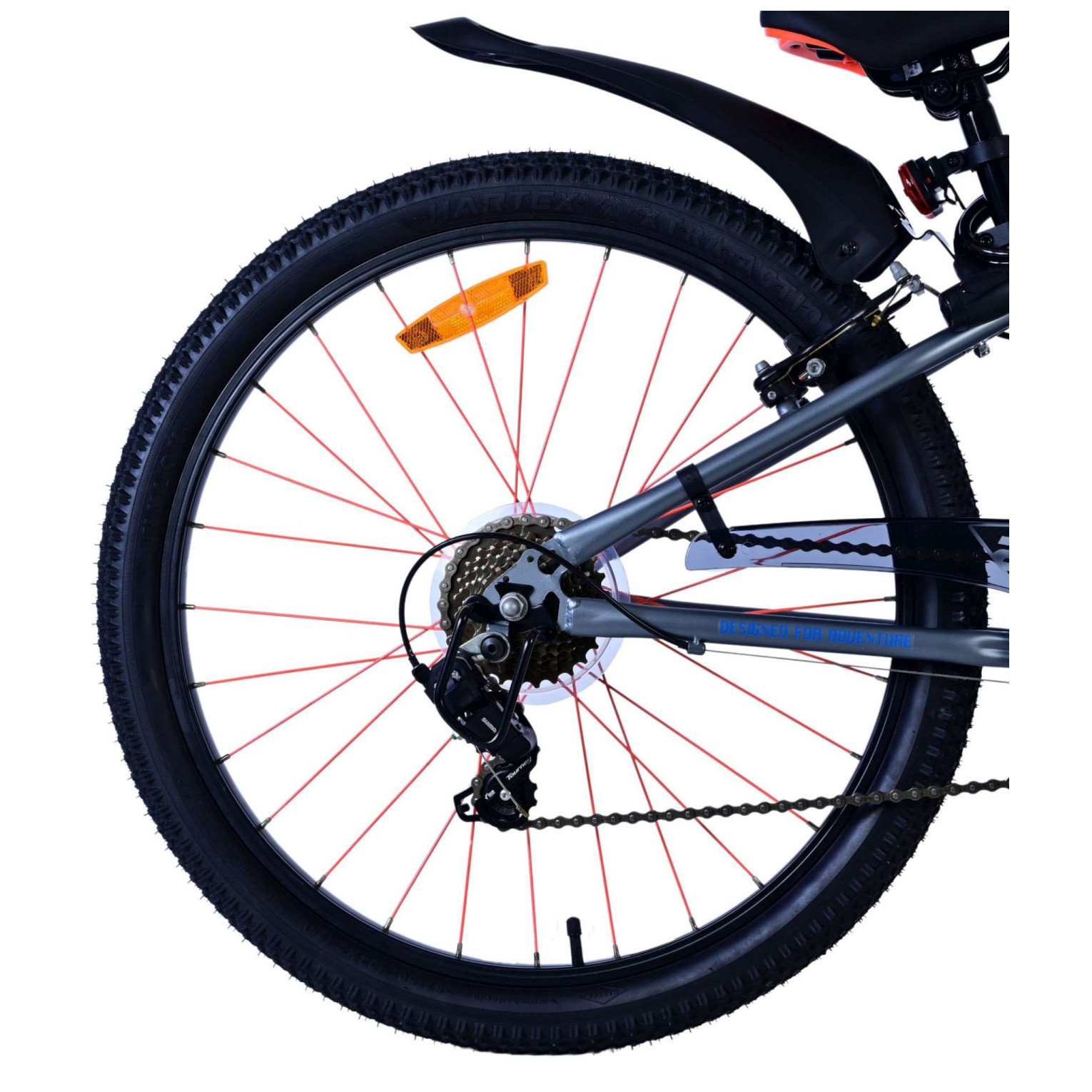 Volare Rocky Fiets - 24 inch - Blauw - 7 speed