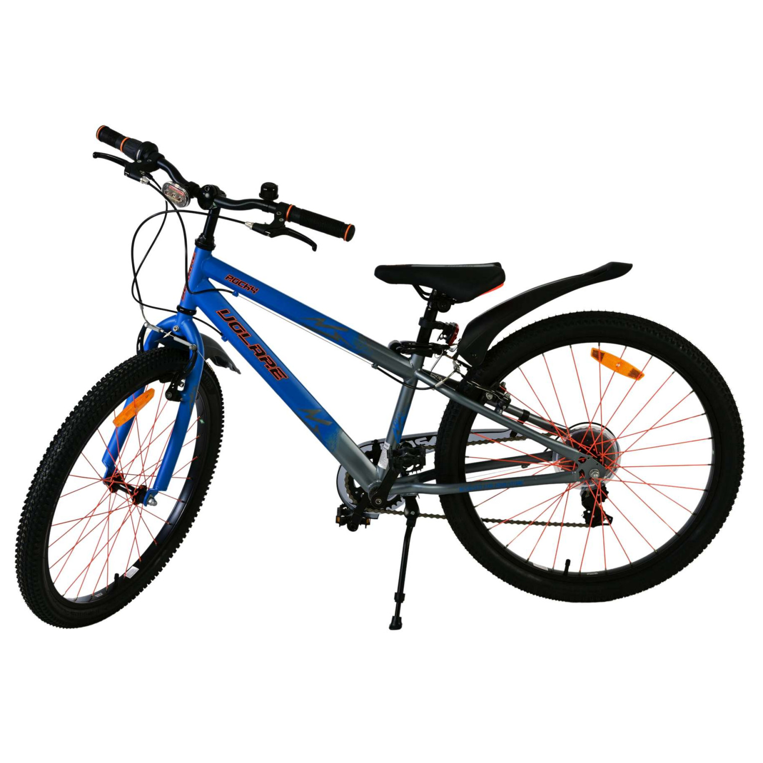 Volare Rocky Fiets - 24 inch - Blauw - 7 speed