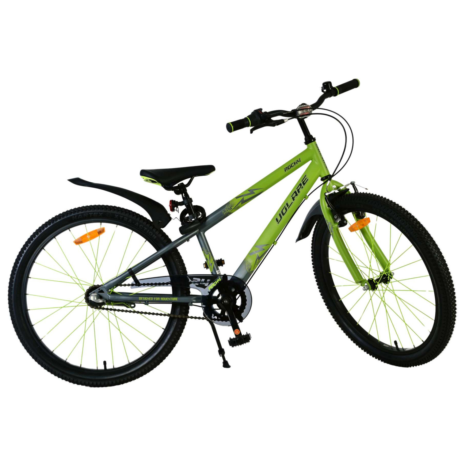 Volare Rocky Fiets - 24 inch - Groen - Shimano Nexus