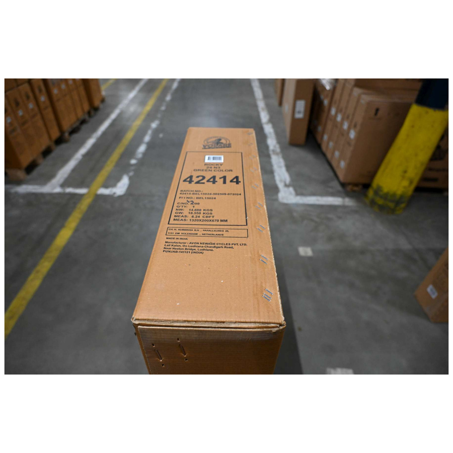 Volare Rocky Fiets - 24 inch - Groen - Shimano Nexus