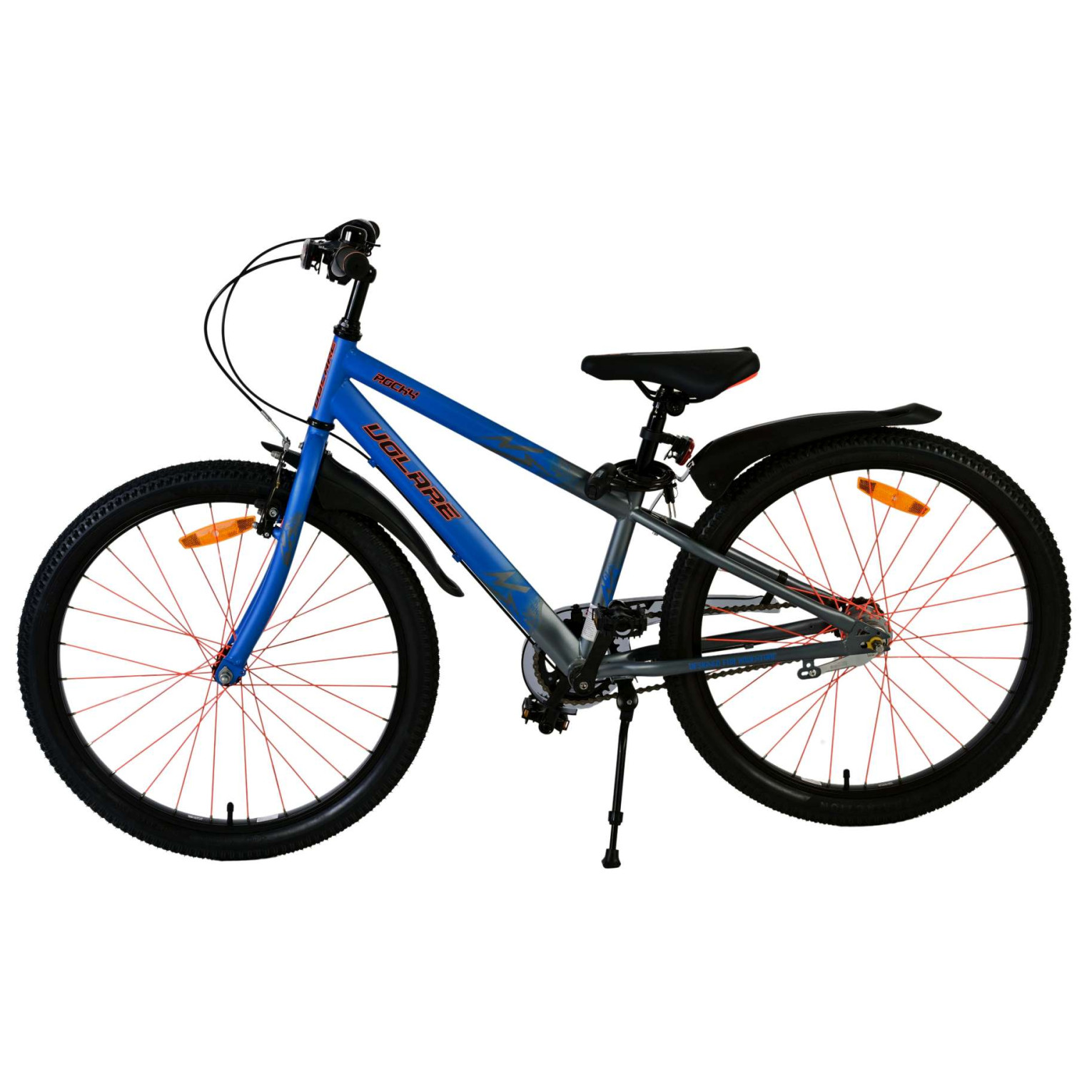 Volare Rocky Fiets - 24 inch - Blauw - Shimano Nexus