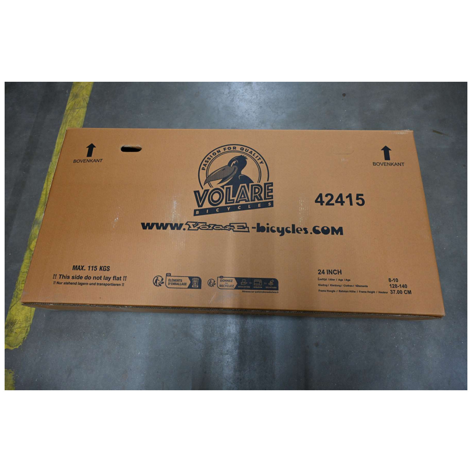 Volare Rocky Fiets - 24 inch - Blauw - Shimano Nexus