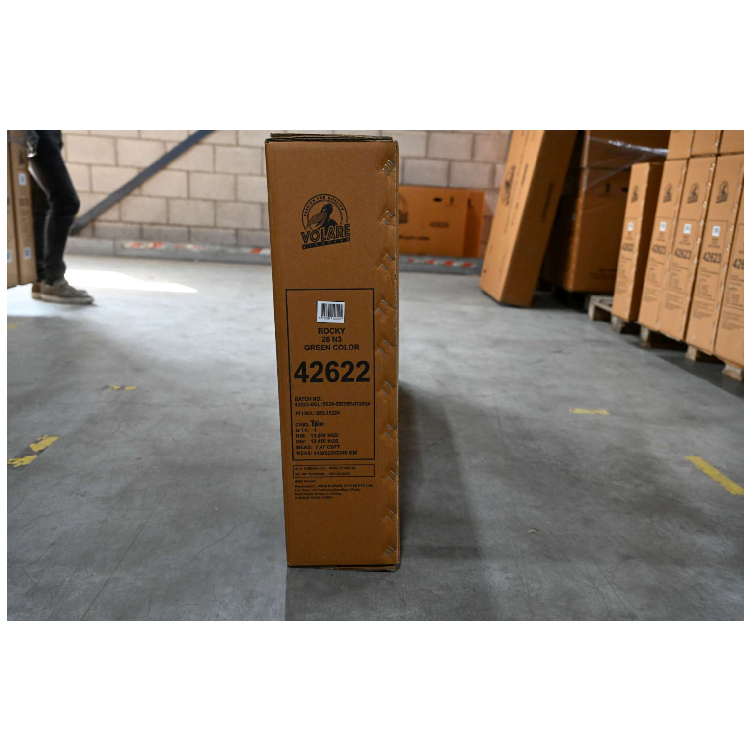 Volare Rocky Fiets - 26 inch - Groen - Shimano