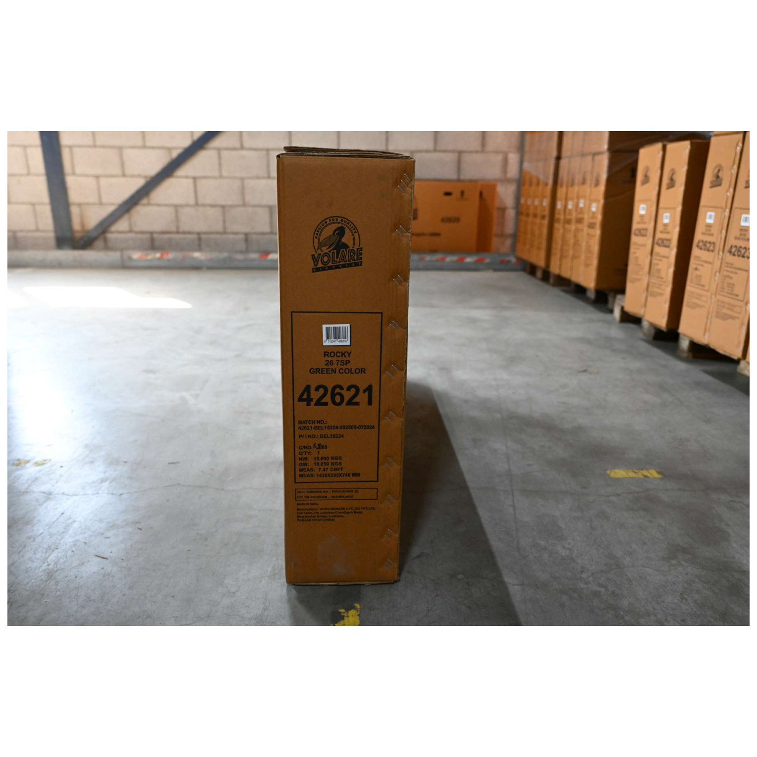 Volare Rocky Fiets - 26 inch - Groen - 7 versnellingen