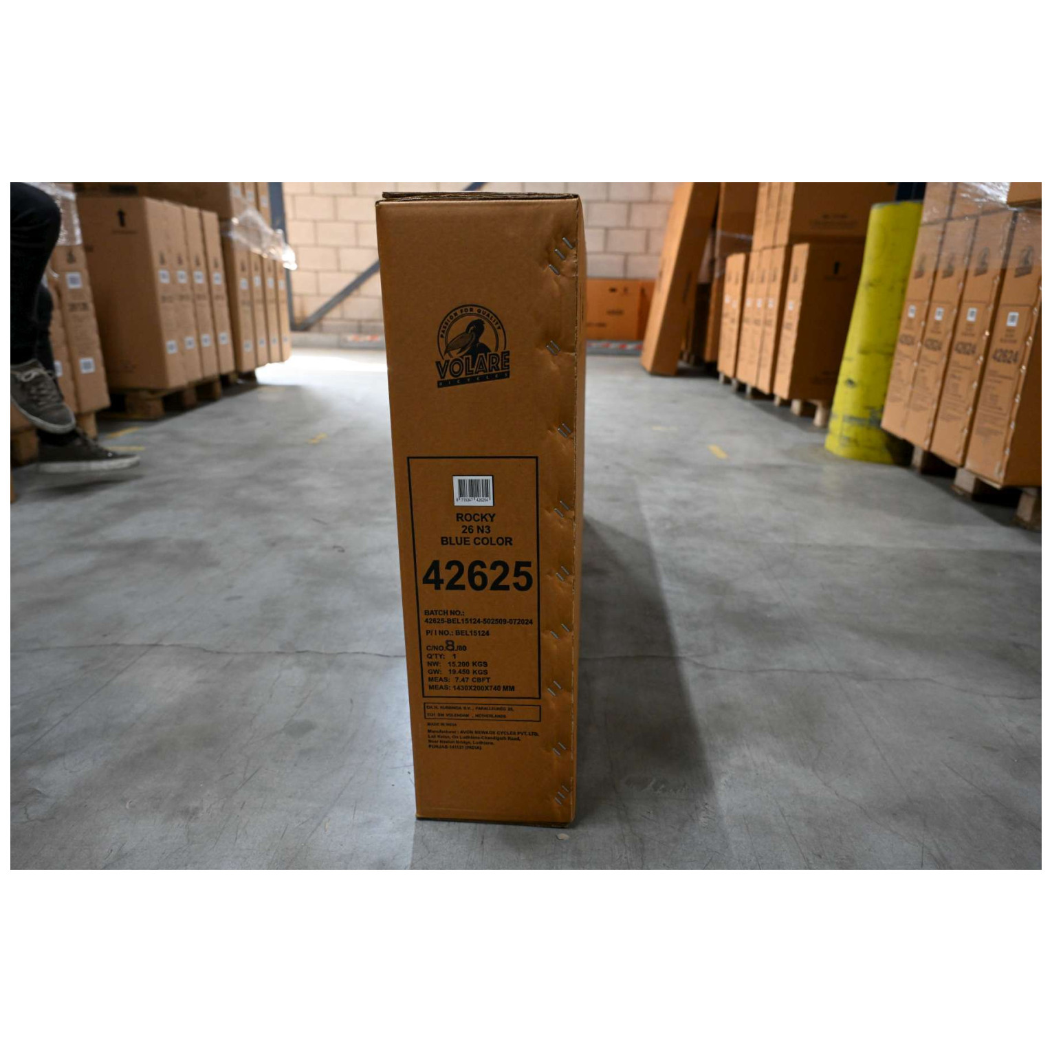 Volare Rocky Fiets - 26 inch - Blauw - Shimano Nexus