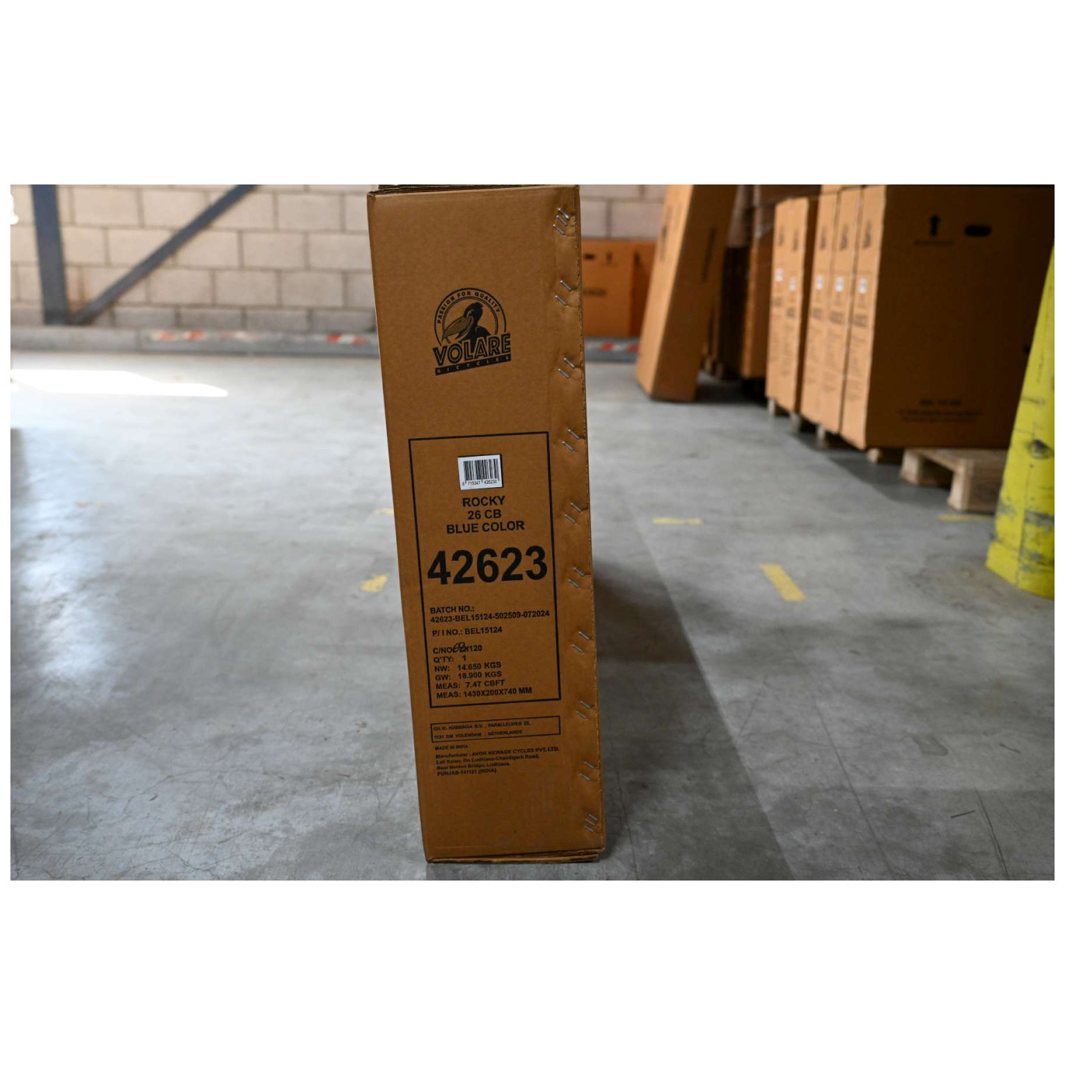 Volare Rocky Fiets - 26 inch - Blauw