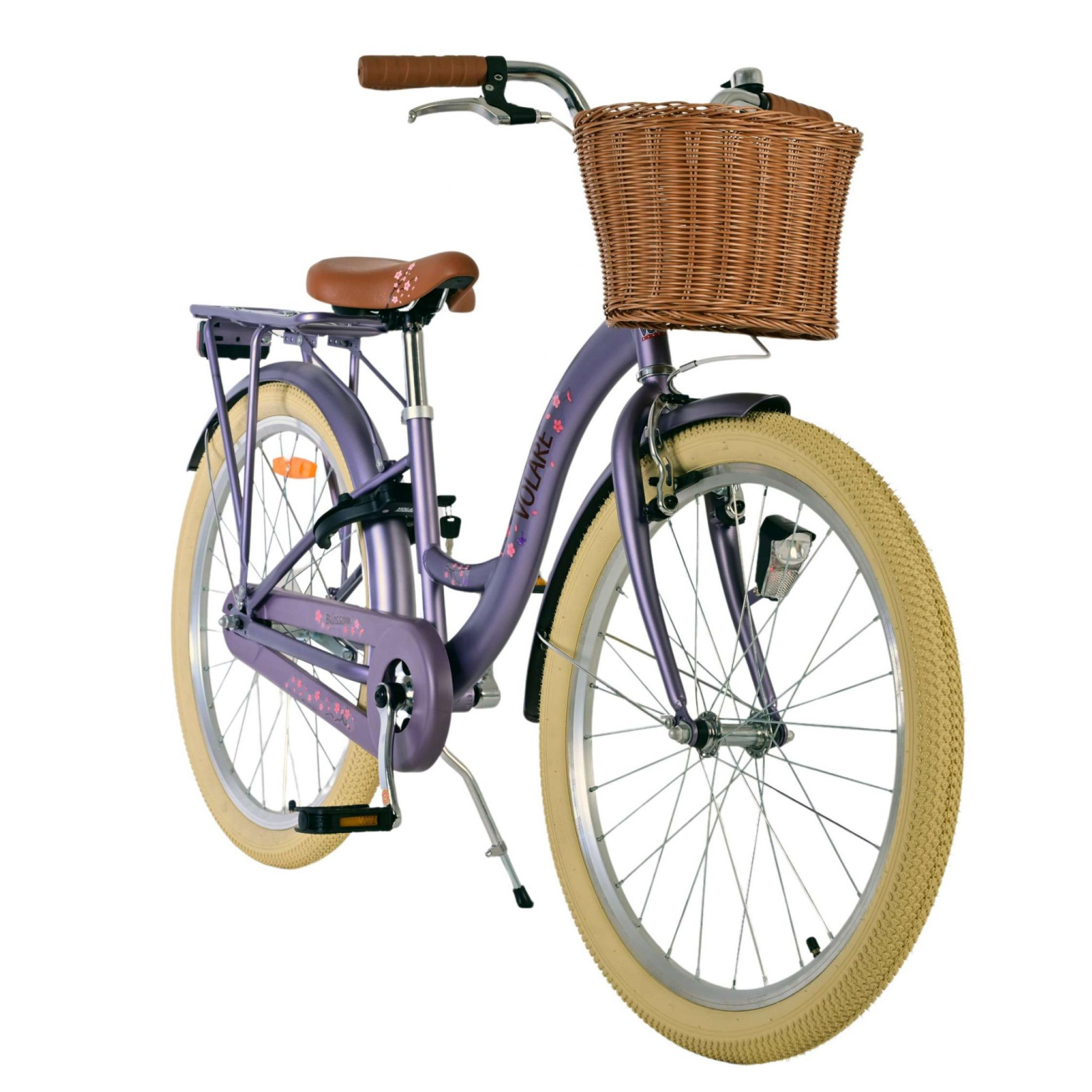 Volare Blossom Fiets - 24 inch - Paars