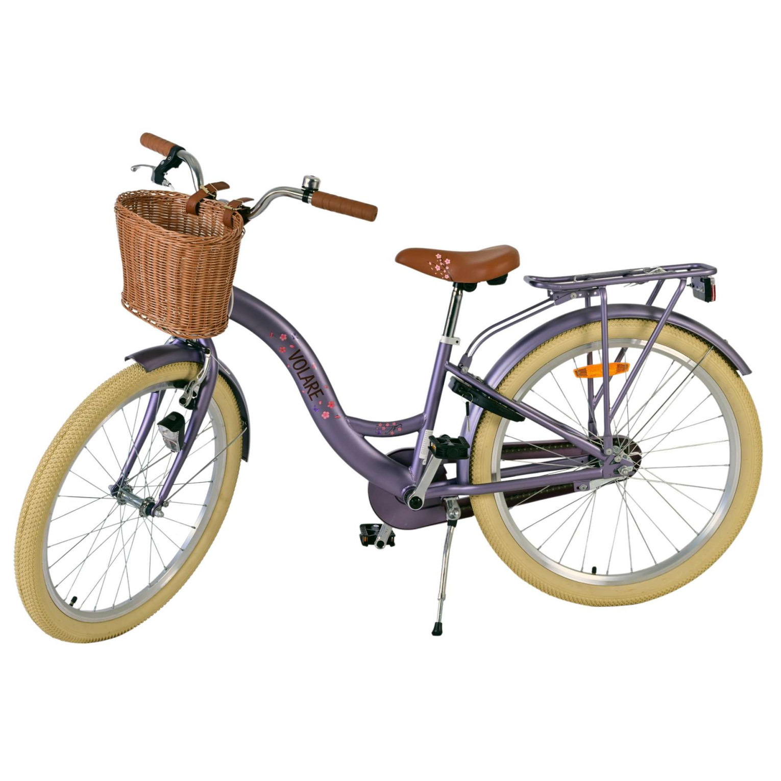 Volare Blossom Fiets - 24 inch - Paars