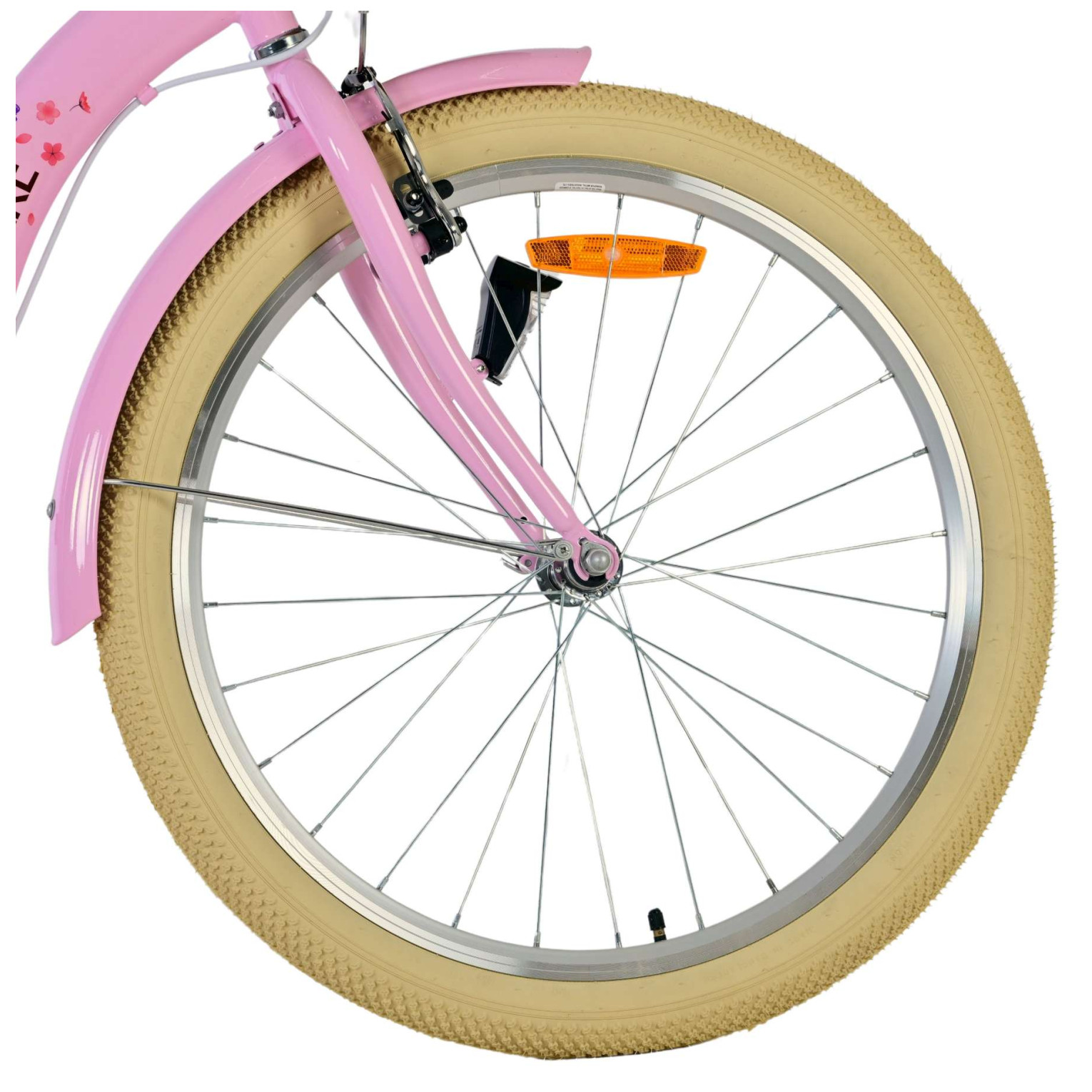 Volare Blossom Fiets - 24 inch - Roze - Twee handremmen