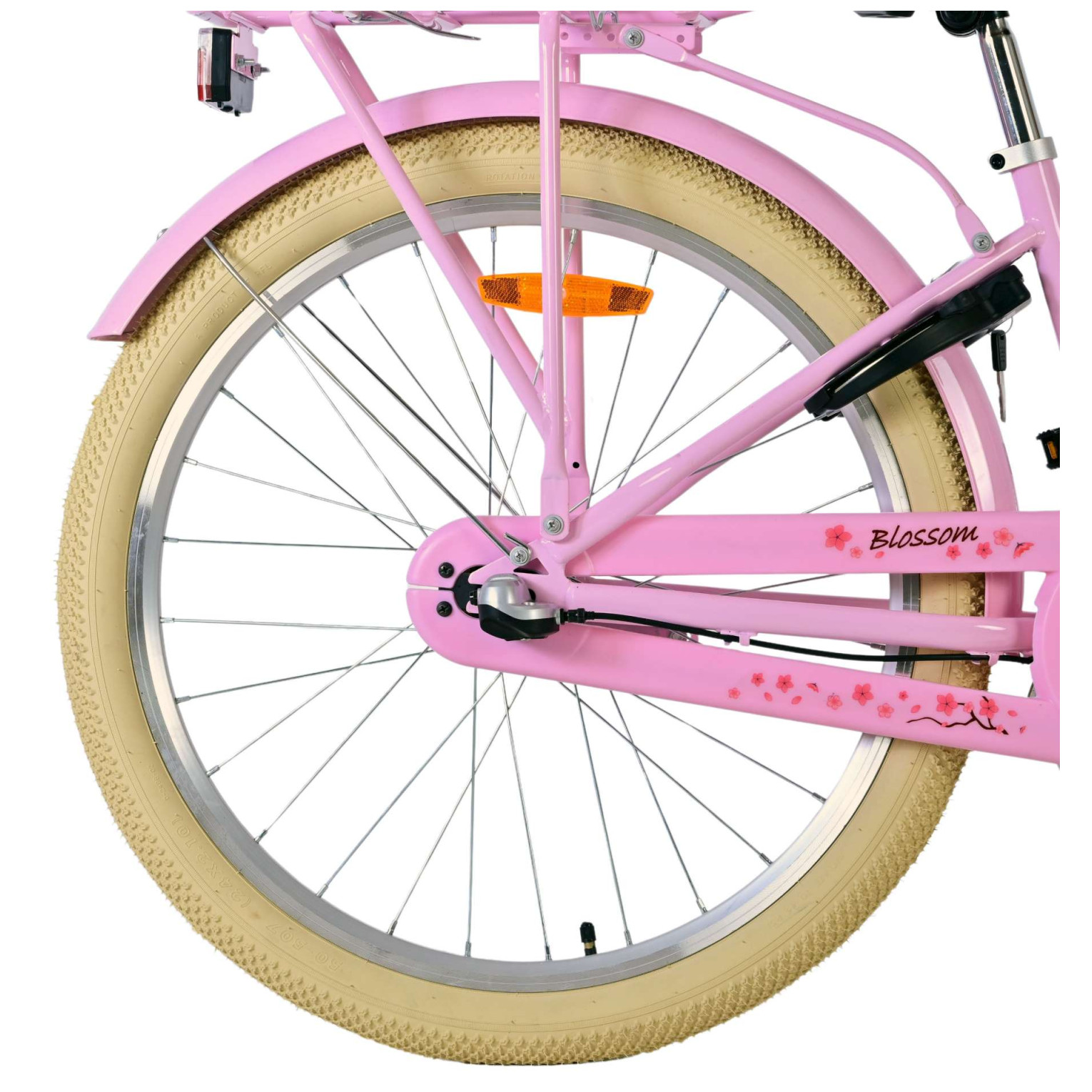 Volare Blossom Fiets - 24 inch - Roze - 3 Versnellingen