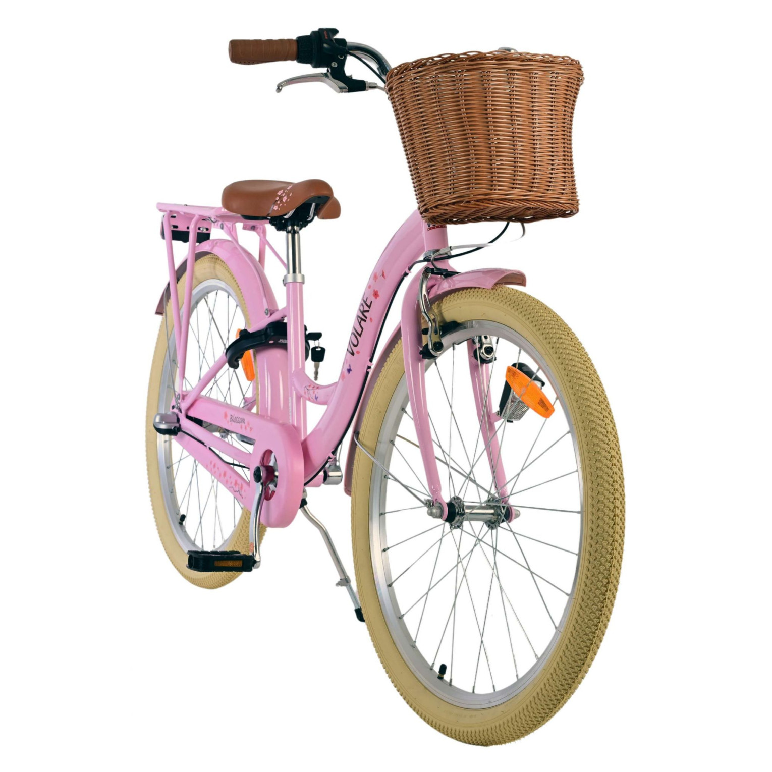 Volare Blossom Fiets - 24 inch - Roze - 3 Versnellingen