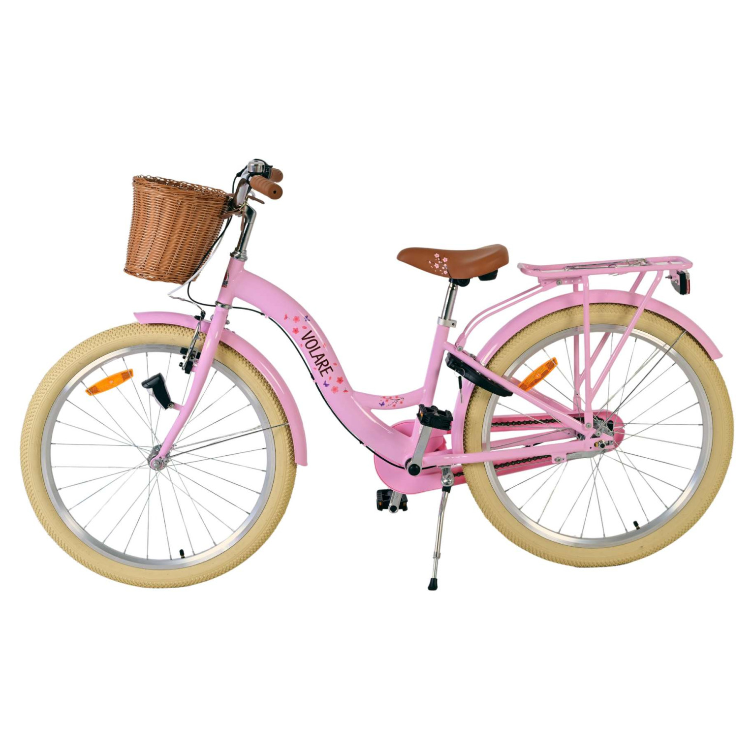 Volare Blossom Fiets - 24 inch - Roze - 3 Versnellingen