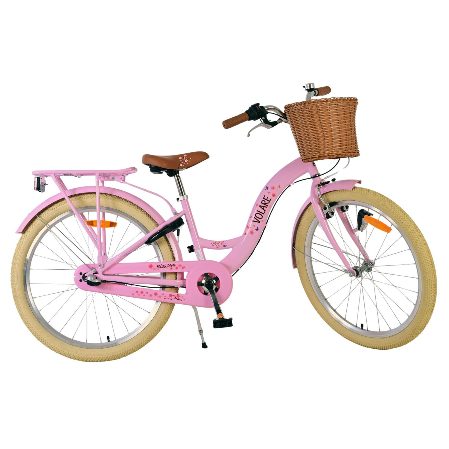 Volare Blossom Fiets - 24 inch - Roze - 3 Versnellingen