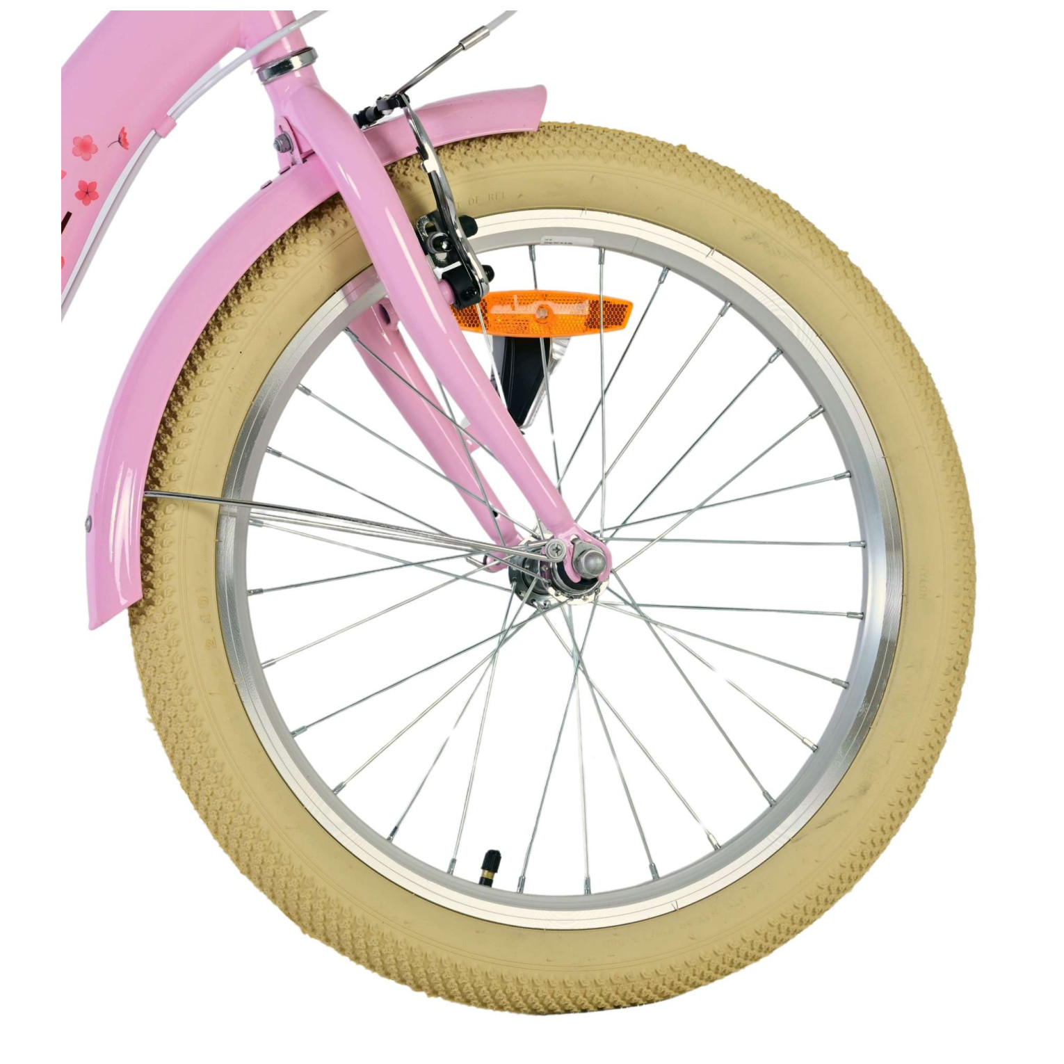 Volare Blossom Fiets - 20 inch - Roze - Twee handremmen