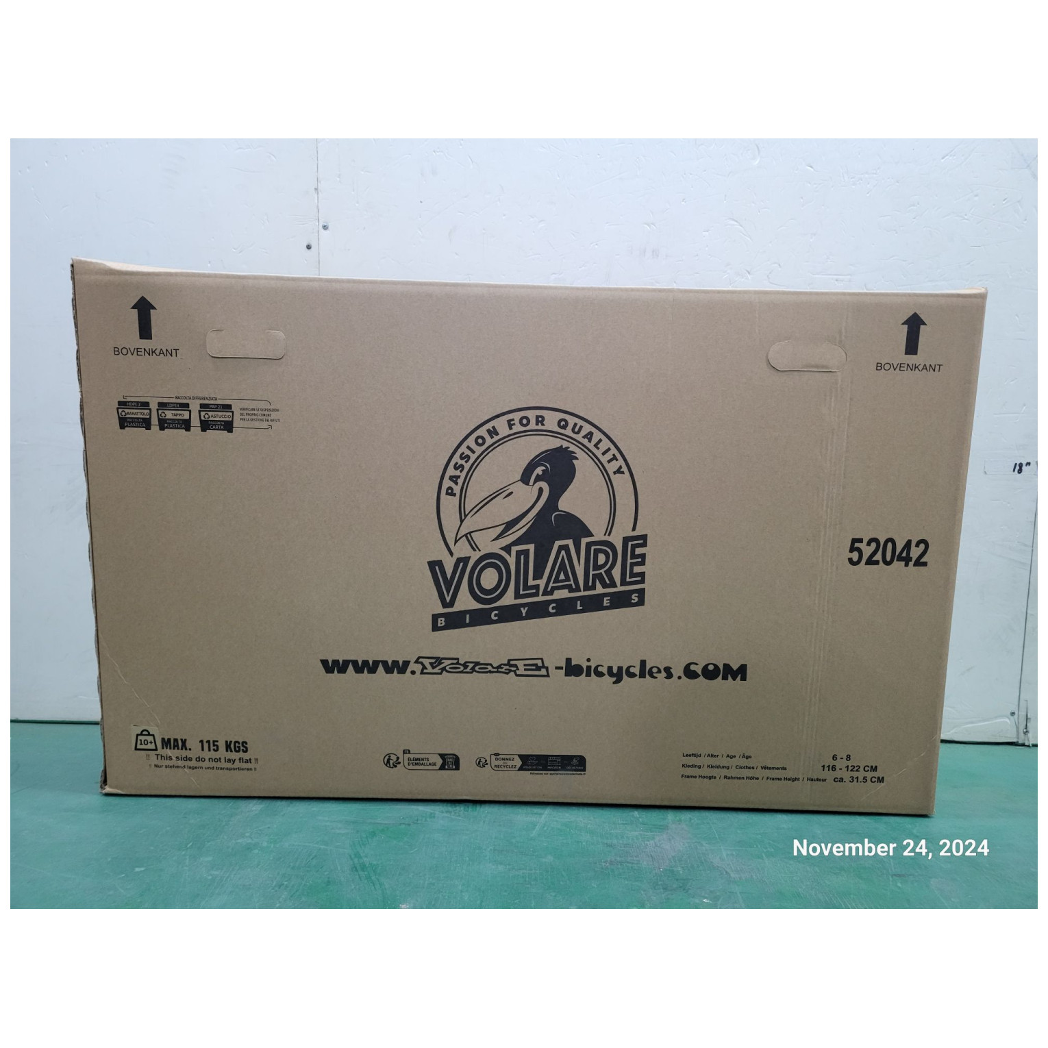 Volare Blossom Fiets - 20 inch - Roze - Nexus