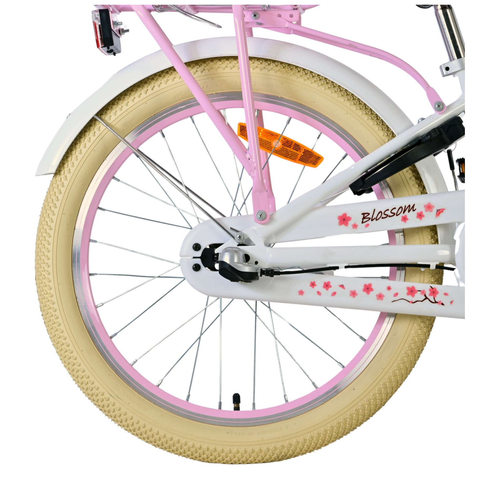 Volare Blossom Fiets - 20 inch - Wit - Nexus 3 versnellingen