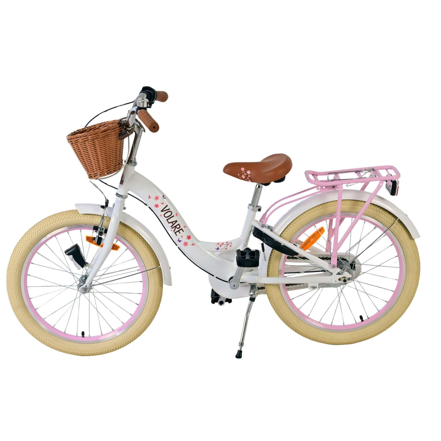 Volare Blossom Fiets - 20 inch - Wit - Nexus 3 versnellingen