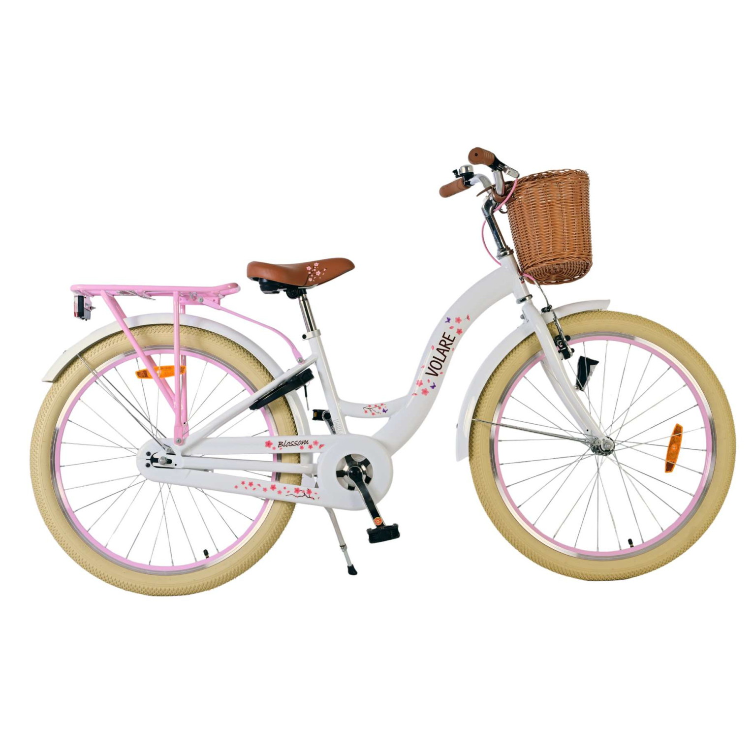 Volare Blossom Fiets - 24 inch - Wit