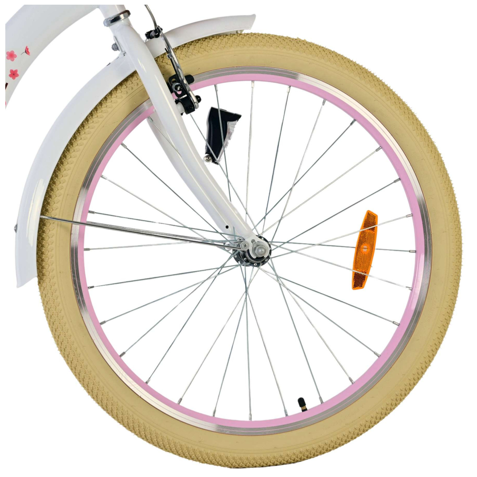 Volare Blossom Fiets - 24 inch - Wit