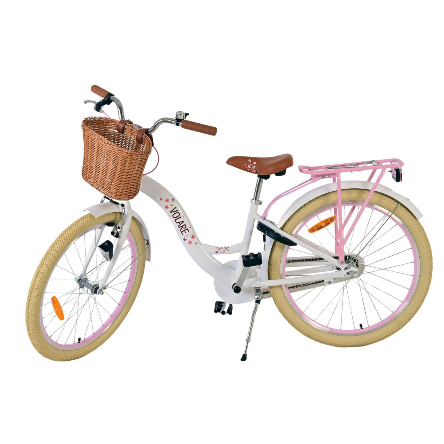 Volare Blossom Fiets - 24 inch - Wit