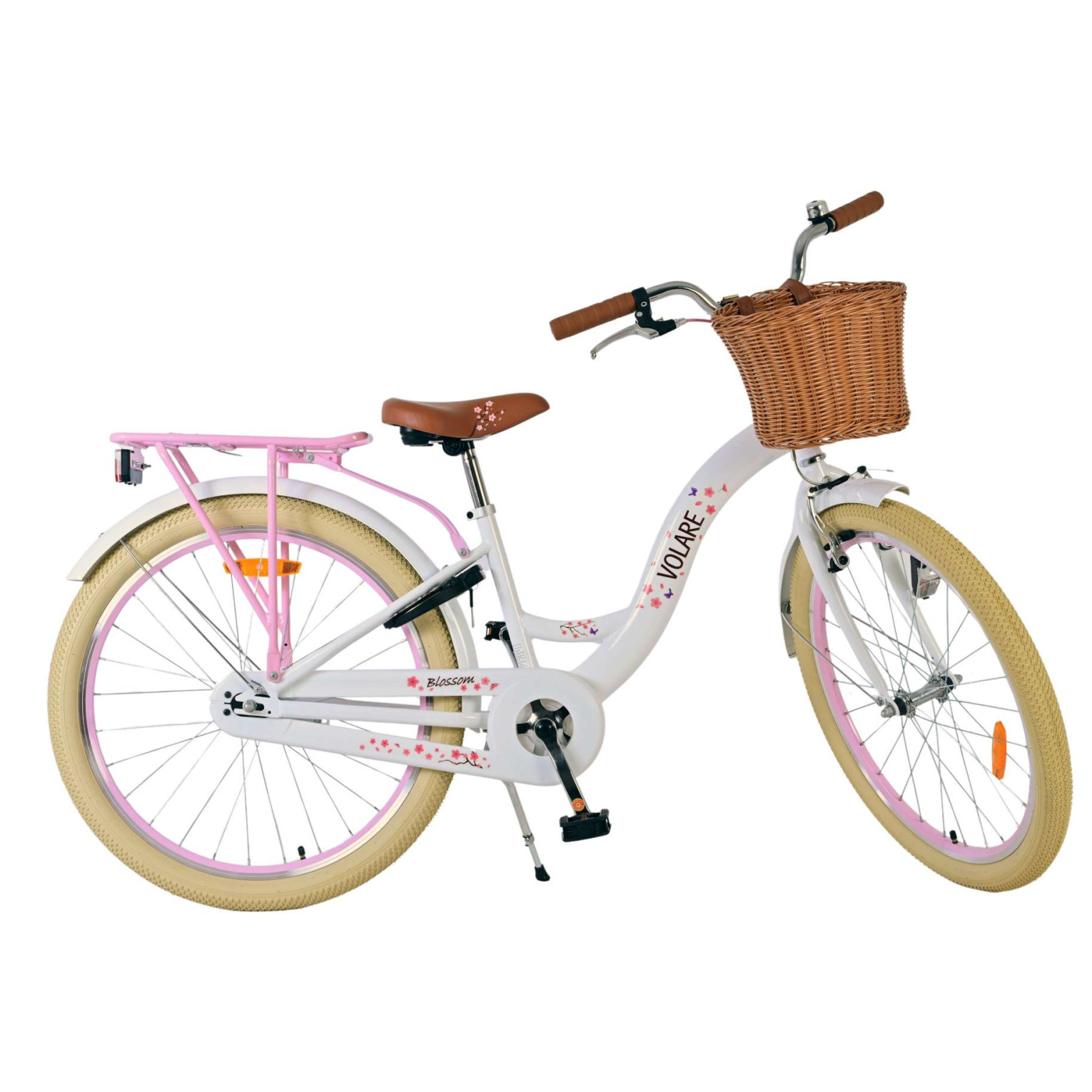 Volare Blossom Fiets - 24 inch - Wit