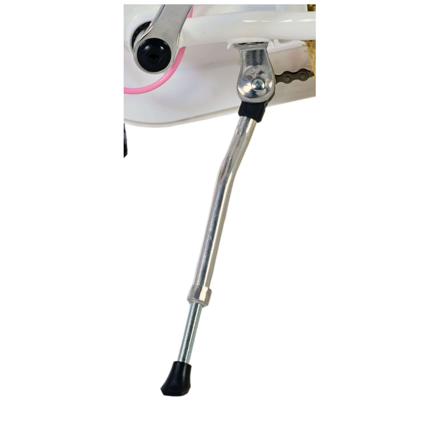 Volare Blossom Fiets - 24 inch - Wit - Twee handremmen