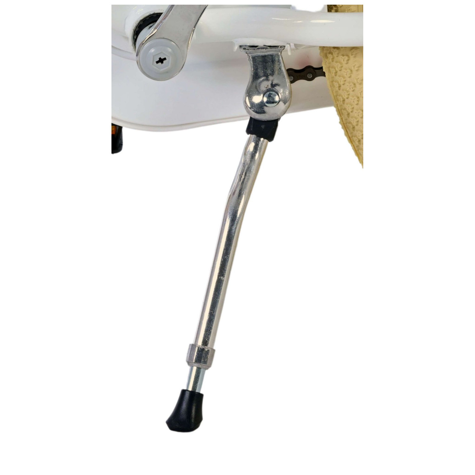 Volare Blossom Fiets - 20 inch - Wit - Twee handremmen