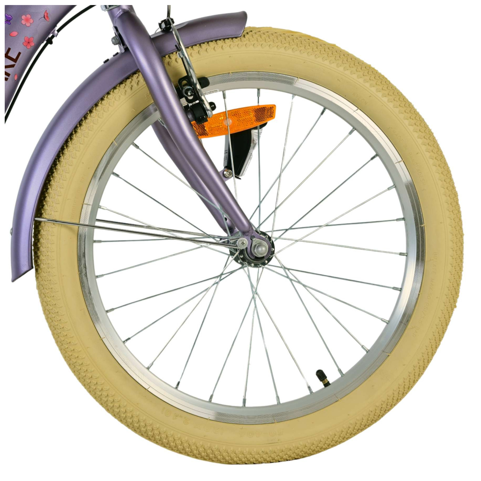 Volare Blossom Fiets - 20 inch - Paars - Nexus