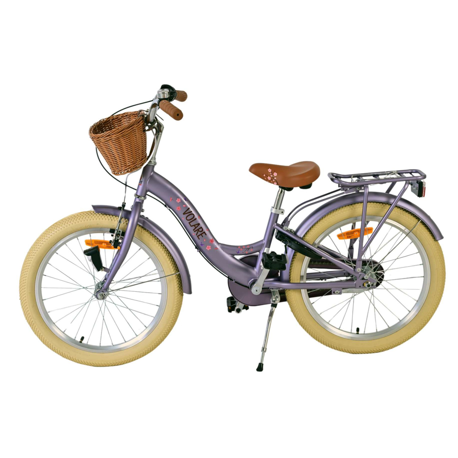 Volare Blossom Fiets - 20 inch - Paars - Nexus